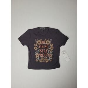 The Vinyl Icons Blondie Die Young Stay Pretty Graphic T-shirt Size Small